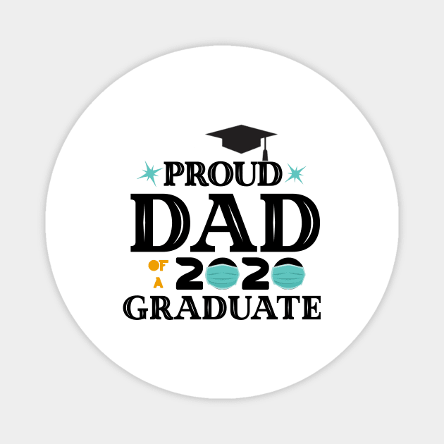 Proud Dad Of A 2020 Graduate Magnet by UnderDesign